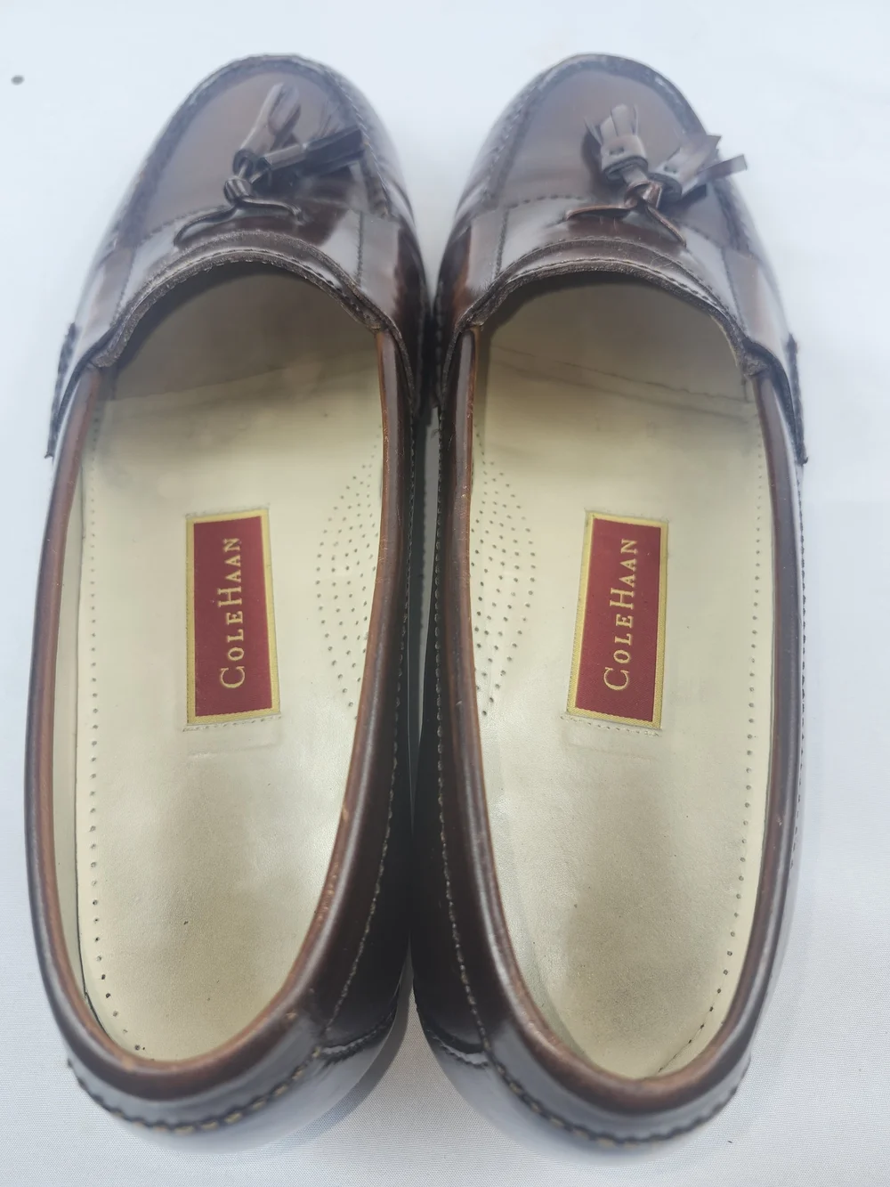 Cole Haan Men’s 11 D Brown Leather Tassel Loafers